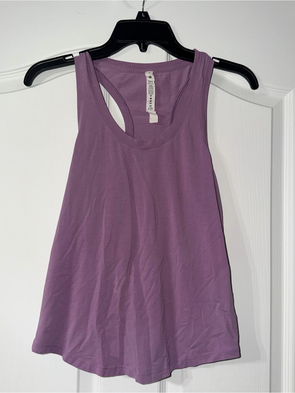 lululemon athletica Lavender Racerback Tank Top